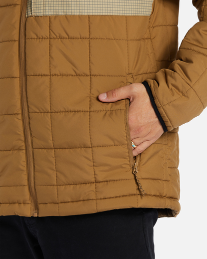 5 A/Div Journey Puffer Jacket Brown ABYJK00162 Billabong