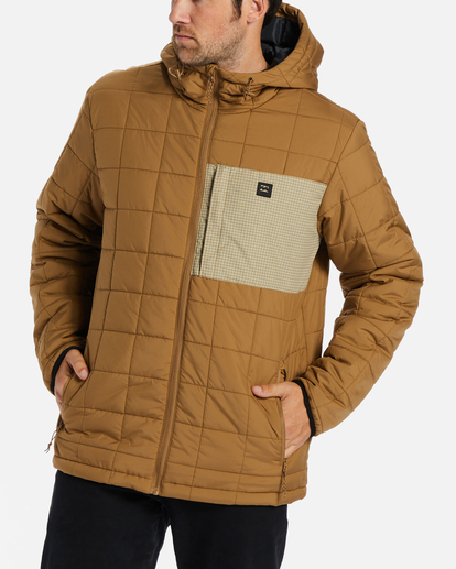0 A/Div Journey Puffer Jacket Brown ABYJK00162 Billabong