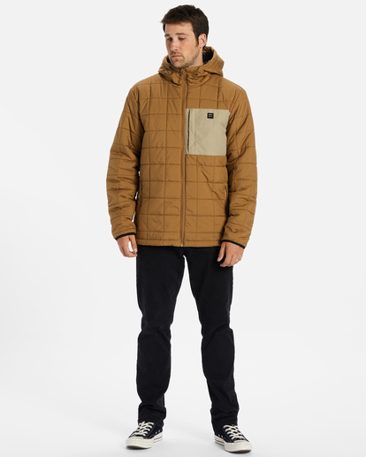 1 A/Div Journey Puffer Jacket Brown ABYJK00162 Billabong