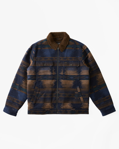 6 Barlow - Met Sherpa Gevoerd Jack voor Heren Blue ABYJK00184 Billabong