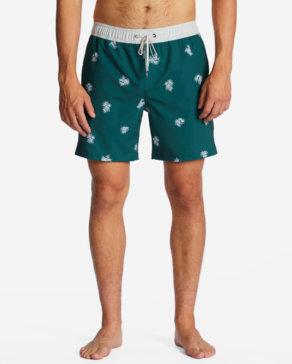 2 Sundays Layback 17" Boardshorts Green ABYJV00103 Billabong