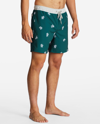 4 Sundays Layback 17" Boardshorts Green ABYJV00103 Billabong