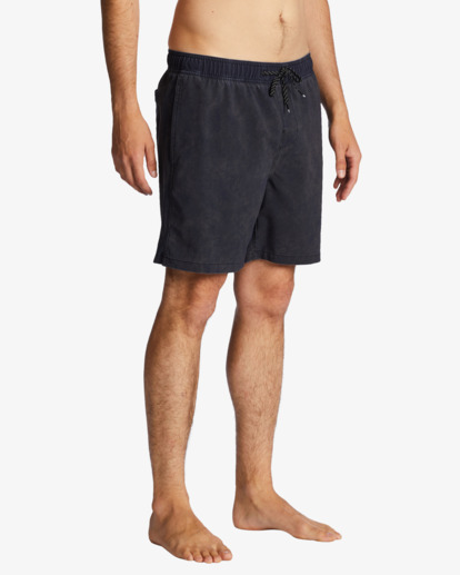 6 Riot Layback - Calções de banho pelo joelho para Homem Preto ABYJV00105 Billabong