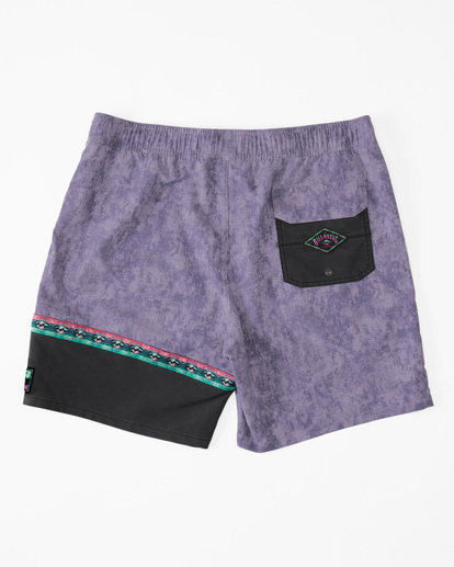 1 Burleigh Layback - Calções de banho pelo joelho para Homem Roxo ABYJV00108 Billabong