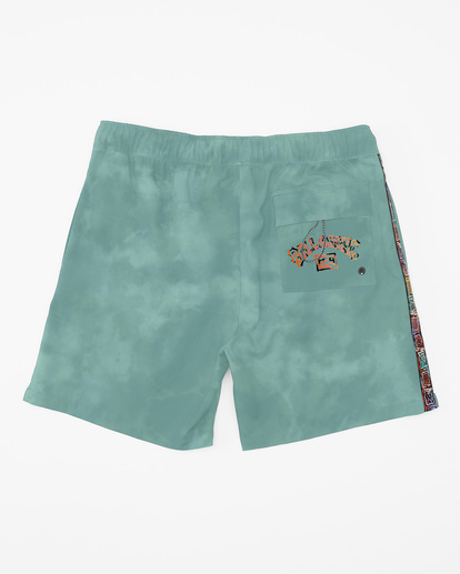 1 D Bah Layback 17" Boardshorts Green ABYJV00114 Billabong