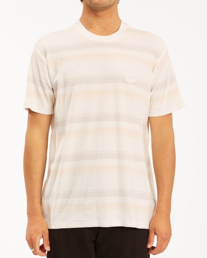 0 Die Cut Crew Neck T-Shirt White ABYKT00118 Billabong