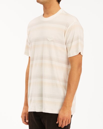 1 Die Cut Crew Neck T-Shirt White ABYKT00118 Billabong