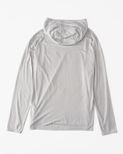 6 A/Div Equator Hooded Long Sleeve T-Shirt Grey ABYKT00172 Billabong