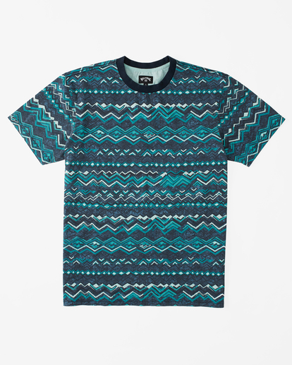 4 Realm T-Shirt Blue ABYKT00198 Billabong
