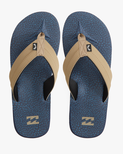 0 All Day Impact Print Slip-On Sandals Blue ABYL100023 Billabong