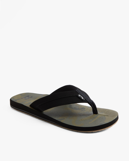 1 All Day Impact Print Slip-On Sandals Green ABYL100023 Billabong