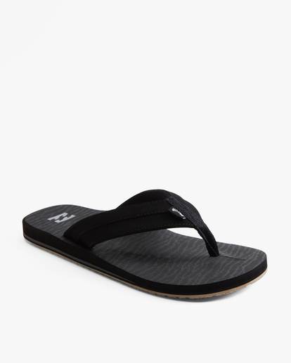 1 All Day Impact Print Slip-On Sandals Black ABYL100023 Billabong