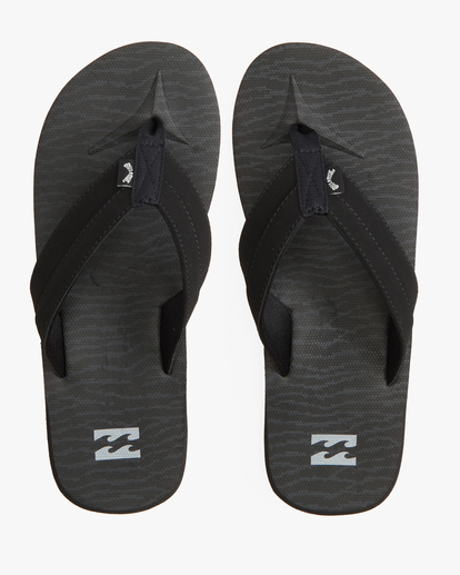 0 All Day Impact Print Slip-On Sandals Black ABYL100023 Billabong