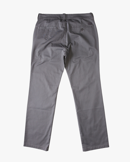 5 Carter Stretch Chino Pants Grey ABYNP00110 Billabong
