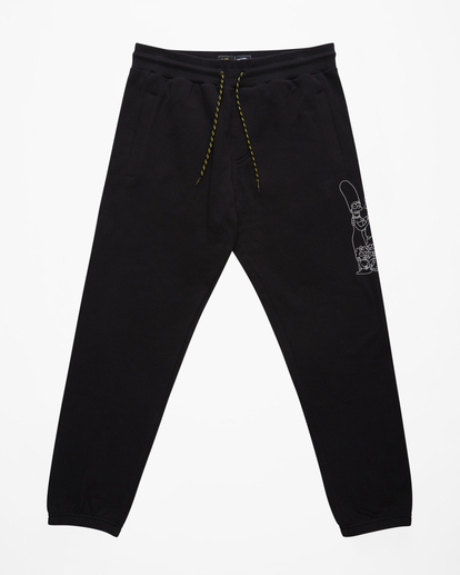 3 The Simpsons Family Keyline Sweatpants Black ABYNP00132 Billabong