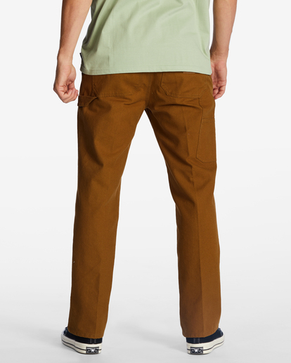 5 A/Div Kodiak Organic Workwear Pants White ABYNP00141 Billabong