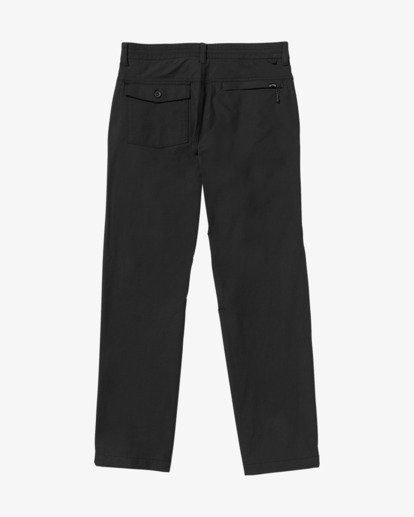 7 A/Div Surftrek Plus Organic Elastic Waist Pants Black ABYNP00147 Billabong