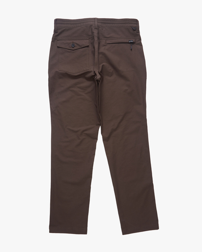 4 A/Div Surftrek Plus Organic Elastic Waist Pants Brown ABYNP00147 Billabong