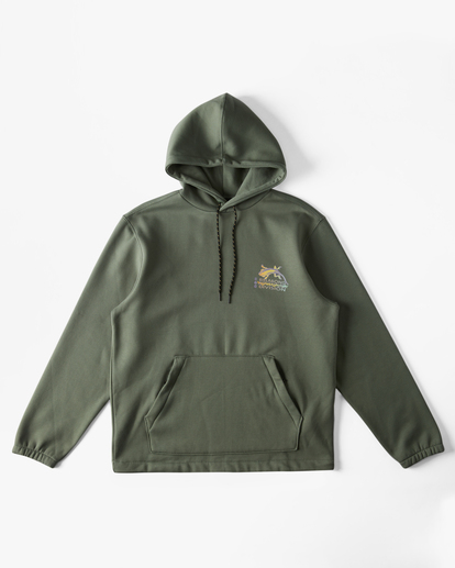 0 Compass - Pullover Hoodie for Men Green ABYSF00118 Billabong