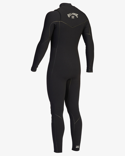 4 4/3 Furnace Chest Zip Full Wetsuit Black ABYW100116 Billabong
