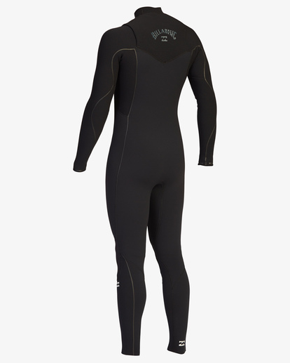 4 3/2 Furnace Comp Chest Zip Full Wetsuit Black ABYW100121 Billabong