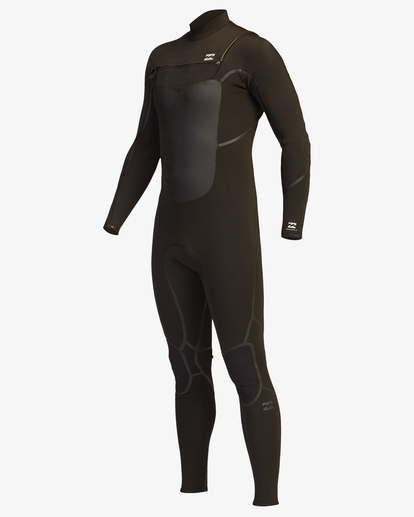 0 4/3 Absolute Plus Chest Zip Full Wetsuit Black ABYW100133 Billabong