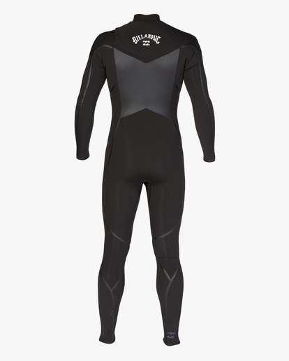 4 4/3 Absolute Plus Chest Zip Full Wetsuit Black ABYW100170 Billabong