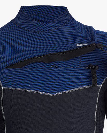 10 3/2 Revolution Chest Zip Full Wetsuit Blue ABYW100176 Billabong