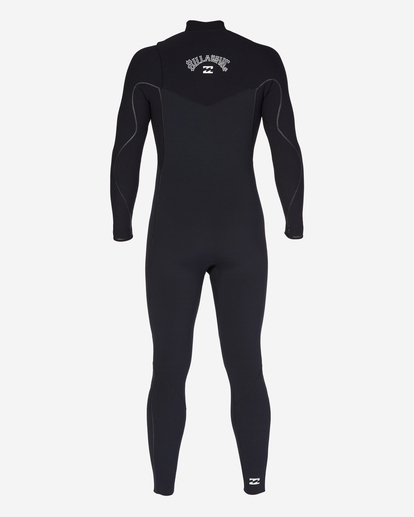 3 4/3mm Furnace Comp - Chest Zip Wetsuit for Men Black ABYW100179 Billabong