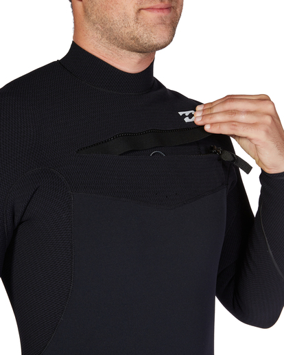 5 4/3 Furnace Natural Zipperless Full Wetsuit Black ABYW100184 Billabong