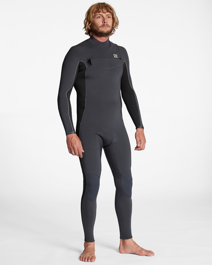 2 3/2mm Absolute 2022 - Fato de surf com fecho no peito para Homem Cinza ABYW100192 Billabong