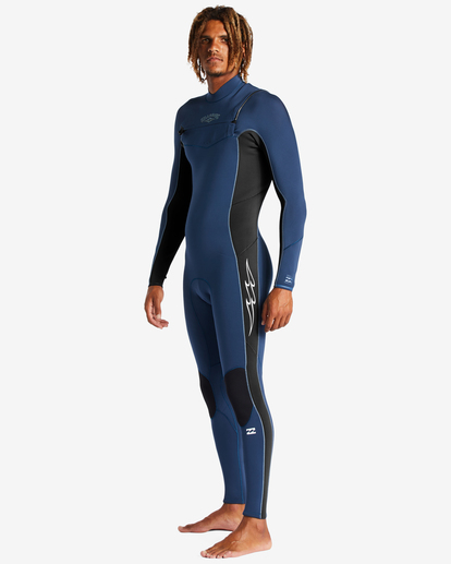 0 4/3mm Absolute 2022 - Wetsuit met een Borstrits voor Heren Brown ABYW100193 Billabong