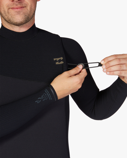 5 3/2 Revolution Natural Zipperless Wetsuit Black ABYW100205 Billabong