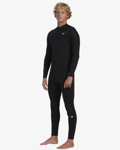 0 3/2 Foil Chest Zip Steamer Wetsuit Black ABYW100243 Billabong