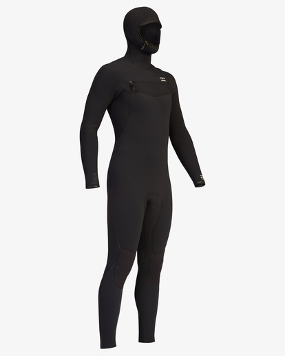 6 4/3 Furnace Comp Chest Zip Hooded Full Wetsuit Black ABYW200103 Billabong