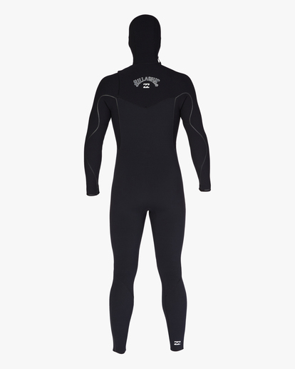 3 4/3 Furnace Comp Hooded Chest Zip Full Wetsuit Black ABYW200112 Billabong