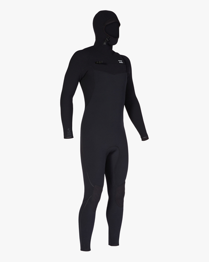 6 4/3 Furnace Comp Hooded Chest Zip Full Wetsuit Black ABYW200112 Billabong