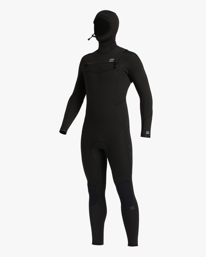 0 5/4 Absolute Chest Zip Hooded Wetsuit Black ABYW200117 Billabong