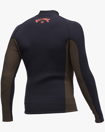 3 2mm Revolution Interchange Long Sleeve Wetsuit Jacket Black ABYW800110 Billabong