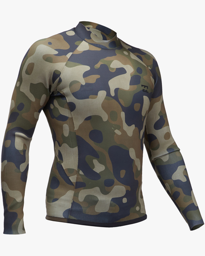 11 2mm Revolution Interchange Long Sleeve Wetsuit Jacket Black ABYW800110 Billabong