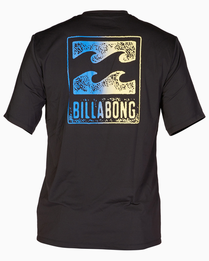1 Crayon Wave Loose Fit UPF 50+ Short Sleeve Surf Tee Black ABYWR00129 Billabong
