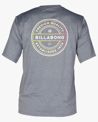 1 Rotor Loose Fit UPF 50+ Short Sleeve Surf Tee Grey ABYWR00158 Billabong