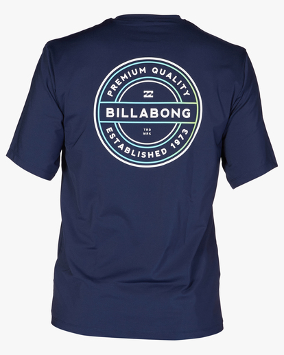 1 Rotor Loose Fit UPF 50+ Short Sleeve Surf Tee Blue ABYWR00158 Billabong