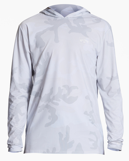 0 Arch Mesh Hooded UPF 50 Long Sleeve Rashguard White ABYWR00174 Billabong