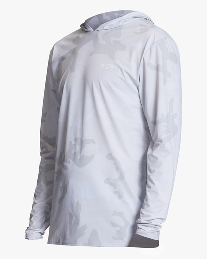 2 Arch Mesh Hooded UPF 50 Long Sleeve Rashguard White ABYWR00174 Billabong