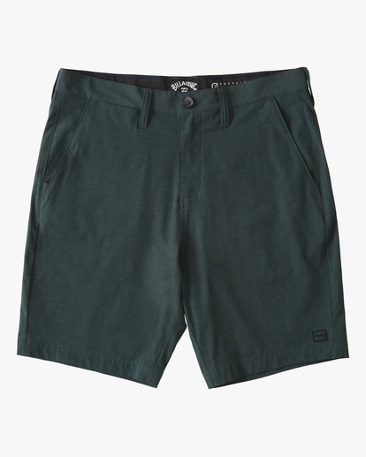 0 Crossfire Mid Submersible Shorts 19" Green ABYWS00110 Billabong