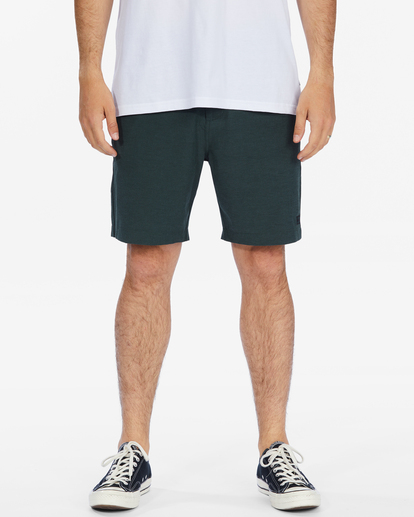 2 Crossfire Mid Submersible Shorts 19" Green ABYWS00110 Billabong