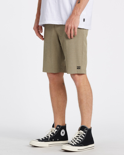 3 Crossfire Mid Submersible Shorts 19" Beige ABYWS00110 Billabong