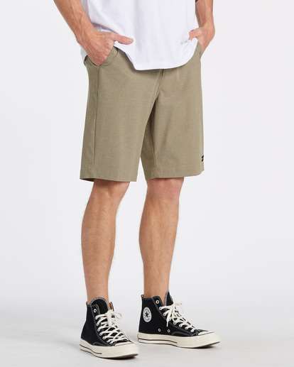 4 Crossfire Mid Submersible Shorts 19" Beige ABYWS00110 Billabong