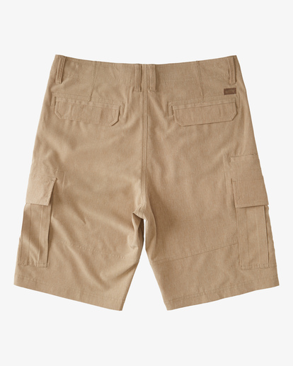 2 Combat BBO Submersible Walkshorts 21" Brown ABYWS00125 Billabong